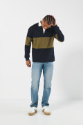 Jean 90´S tiro bajo azul claro con desgastes y cremallera