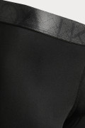 Bóxer brief-medio negro con parte delantera forrada