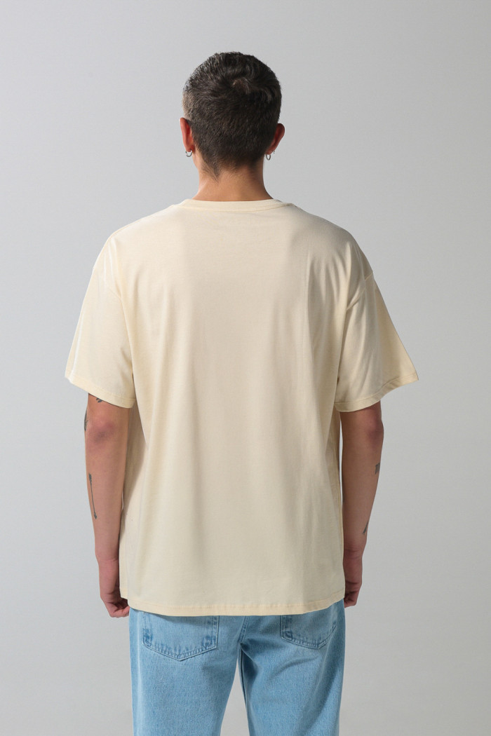 Camiseta oversize manga corta kaki de Death Note
