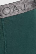 Bóxer midway brief-largo verde oscuro con costuras planas
