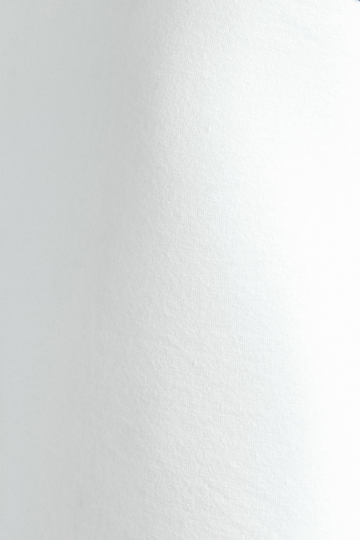 Bóxer blanco brief-medio en algodón con costuras planas