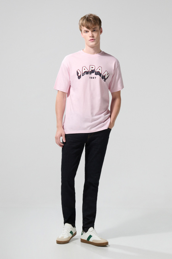 Jean skinny azul intenso ajustado con tiro bajo y costuras