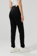 Jean jegging negro súper tiro alto con fit ceñido