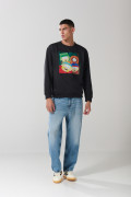 Buzo cuello redondo negro con diseño de South Park