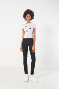 Camiseta en rib lila manga corta de Chicas Superpoderosas