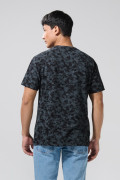 Camiseta negra tie dye manga corta de Green Day
