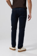 Jean tiro bajo slim azul intenso con cremallera