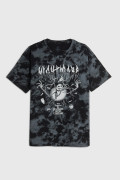 Camiseta negra tie dye de Nightmare Before Christmas