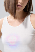 Camiseta manga sisa crema clara de Looney Tunes