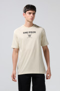 Camiseta manga corta kaki con artes de One Piece
