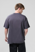 Camiseta de Nightmare Before Christmas gris cuello redondo