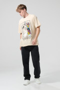 Camiseta kaki de Nightmare Before Christmas manga corta